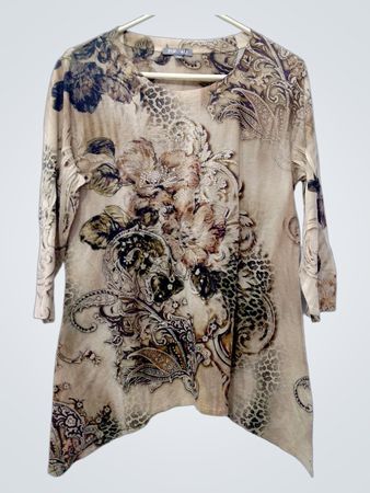 Roz & Ali Damen Gedrucktes Langarmshirt