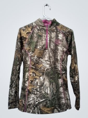 Chemise à manches longues avec zip 1/4 Realtree Camo
