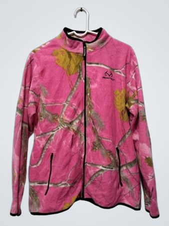 Realtree Pink Camo Fleece Jacket