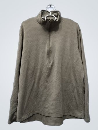Beige Quarter Zip Pullover