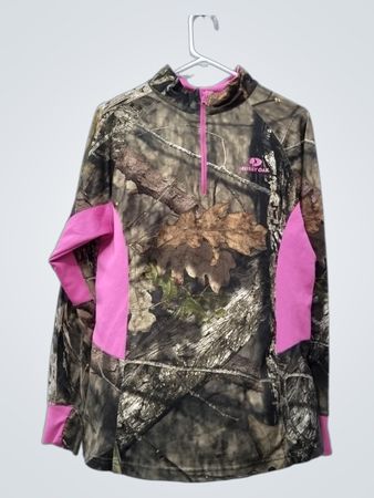 Mossy Oak Camouflage Pullover 1/4 Zip