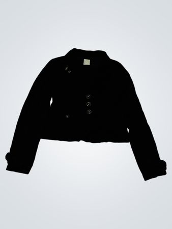 SMART SET Schwarze kurz geschnittene Jacke