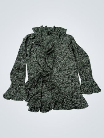 Alfani Petite Damen Pullover mit Rüschensaum
