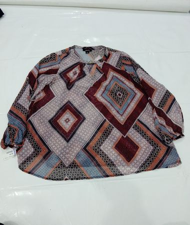 ALYX Damen Bluse mit geometrischem Druck