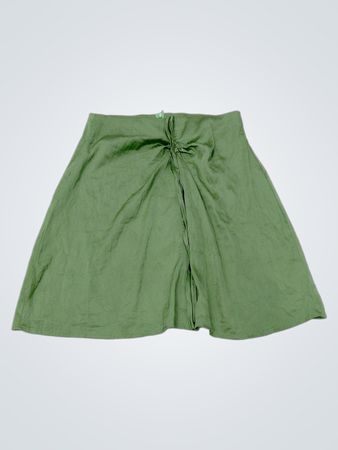 Jupe froncée verte