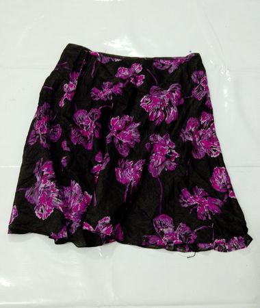 Jupe mini A-line florale Ann Taylor