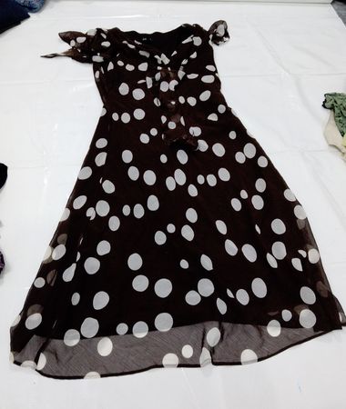 MSK Polka Dot Dress