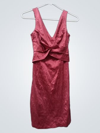 Rose Satin Kleid