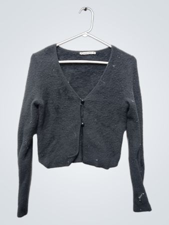Abercrombie & Fitch Gray Cardigan