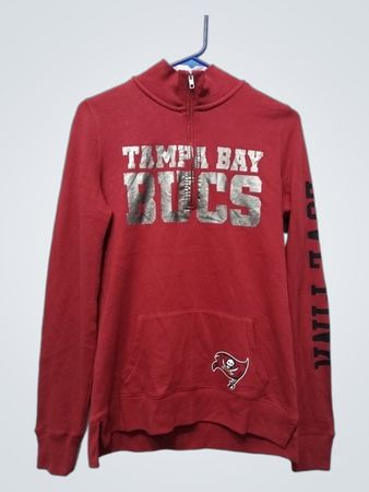 PINK Victoria's Secret Tampa Bay Buccaneers Quarter Zip Sweatshirt
