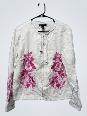 INC International Concepts Bestickte Bomberjacke