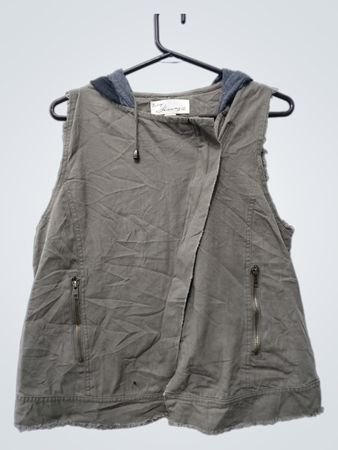Vintage Havana ärmellose Kapuzenweste