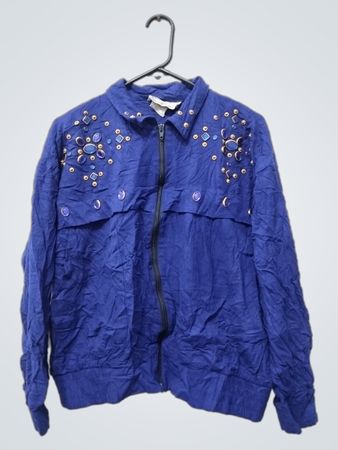 Saint Germain Paris Blaue Verzierte Jacke