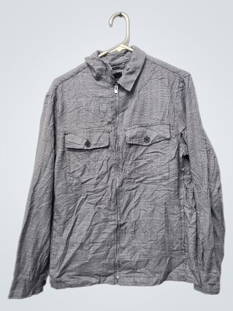 H&M Plaid Zip-Up Jacke