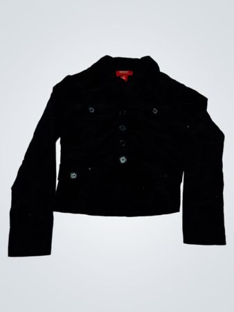 Paris Blues Schwarze Samtjacke