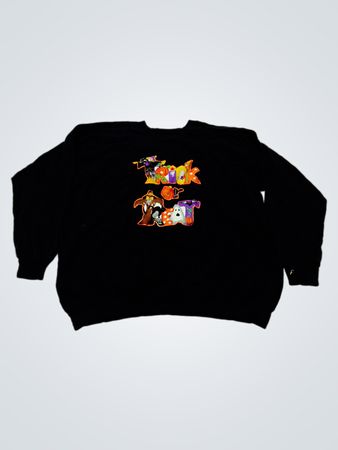 Hanes Sport Schwarzes Halloween-Grafik-Sweatshirt