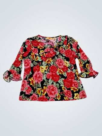 MMI Executive Workwear Bluse mit Blumenmuster