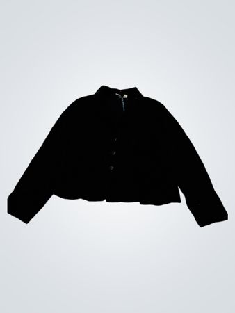 St. John's Bay Petite Stretch Schwarze Jacke