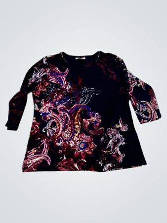 ALLISON DALEY Paisley-Print-Top