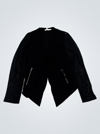 BCBGeneration schwarze Jacke mit Reißverschluss-Akzenten