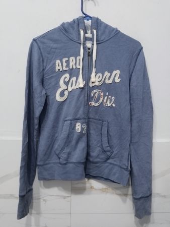 Blusão com capuz e fecho éclair Aeropostale