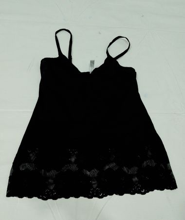 Wacoal Black Spitzenbesatz-Unterkleid