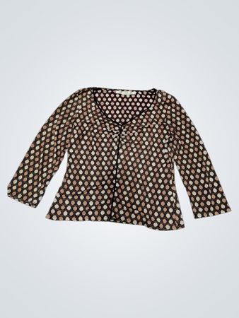 Max Studio Damen Langarmtop mit Print