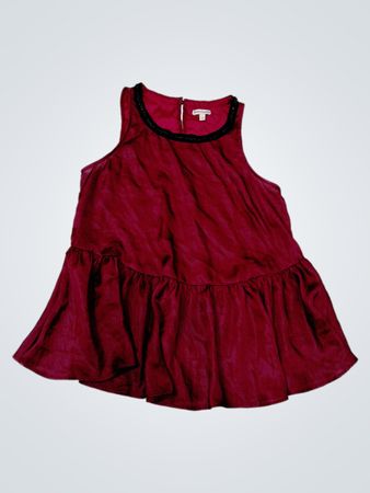 Juicy Couture Perlenbesetztes Ausschnitt-Peplum-Oberteil