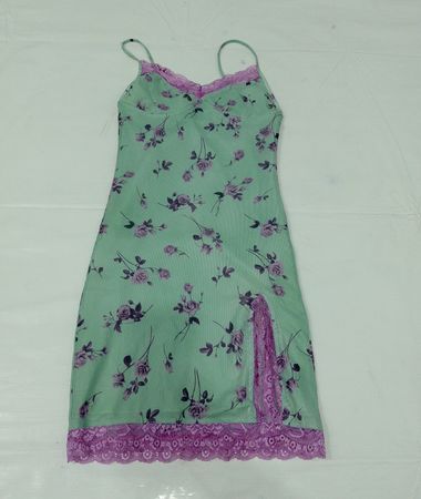 Motel Floral Slip-Kleid