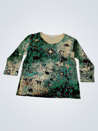 Cactus Bay Apparel Langarmshirt mit Grafikdruck