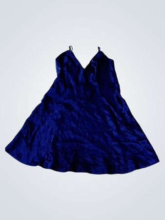 Frederick's of Hollywood Navyblaues Slipskleid