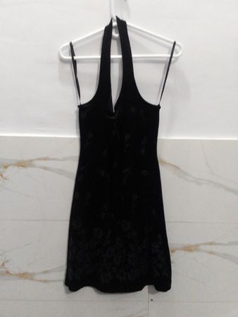 Robe noire « All That Jazz » à col halter