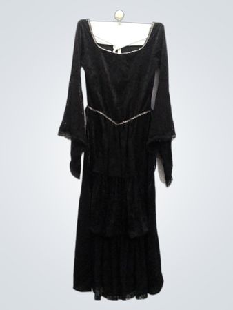 Amscan Black Velour Dress