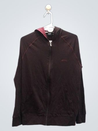 BOSS Homewear Felpa con cappuccio con zip