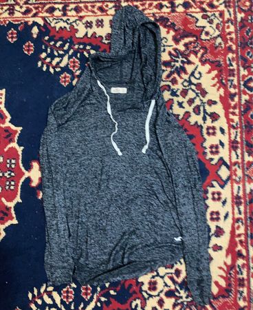 Hollister Grey Heathered Hoodie