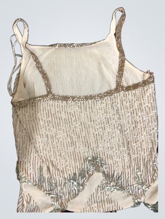 Perlenbesetztes Tanktop