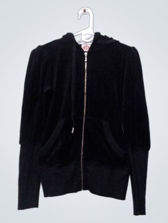 Juicy Couture Samt-Kapuzenpullover