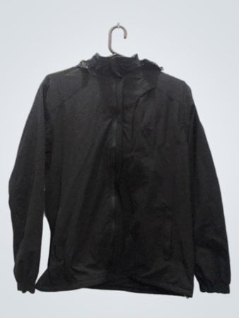 Adidas Schwarze Kapuzen-Trainingsjacke