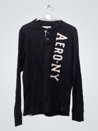 Aeropostale Langarm-Henley-Shirt
