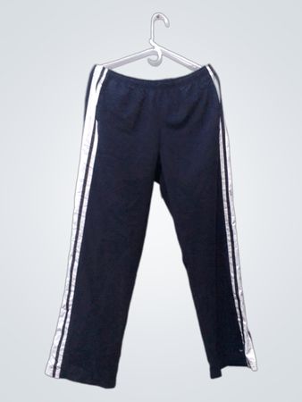 Nike Navy Blau Trainingshose mit weißen Streifen