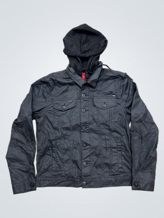 Guess Denim Jacke mit Kapuze