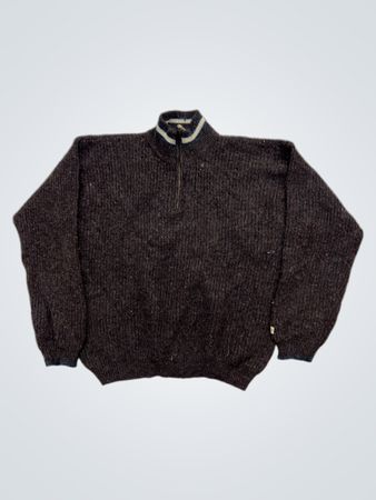 Columbia Sportswear Company Maglione in lana con mezza zip
