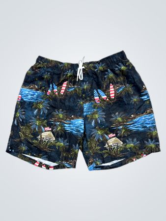 Ozeanküste Hawaiisches Bedrucktes Badeshorts