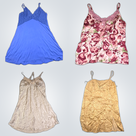 Designer Lingerie Bundle: Adore Me, Vanity Fair, MOTEL & More Slip Dresses & Camisoles