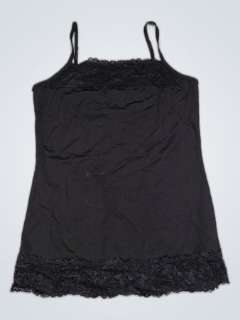 Black Lace Trim Camisole