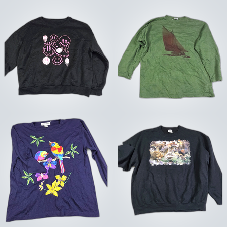 Guess, DKNY, Disney Bundle - 10 Piece Mixed Lot Tops & Sweatshirts