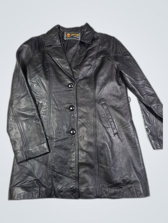Black Leather Coat