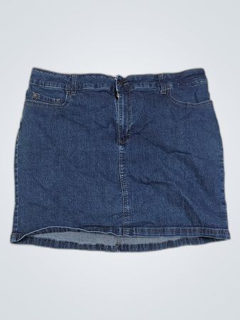 Jupe en denim mi-hauteur Lee