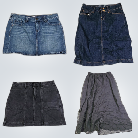 Faldas de mezclilla Y2K de Old Navy