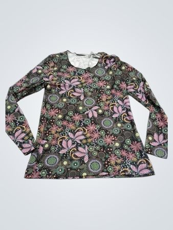 Guitare Langarm-Oberteil mit Blumenmuster